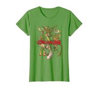 Gremlins Trouble Brewing Camiseta, Mujer, Hierba, 3XL