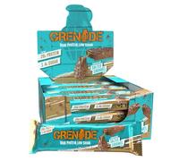 Grenade Barra de Proteína Baja en Azúcar - Sabor Chocolate Chip Salted Caramel, 12 x 60 g