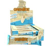 Grenade Barrita rica en proteínas y baja en azúcar - Galleta de chocolate blanco, 12 x 60 g