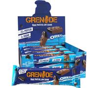 Grenade Barrita rica en proteínas y baja en azúcar - Oreo, 12 x 60 g