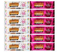Grenade Carb Killa Bar 2 sabores pastel de cumpleaños + chocolate oscuro frambuesa (paquete de 12)