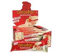 Grenade High Protein and Low Carb Barra Sabor - White Chocolate Salted Peanut, 12 x 60 g