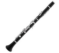 Grenadilla Ébano De Madera BB Clarinet 17 Teclas Plateadas Plateadas Almohadillas Con Estuche Clarinetes