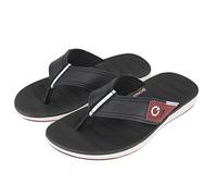 GRENDENE Chanclas Cartago Malaga, White/Black/Burgundy, 42 EU