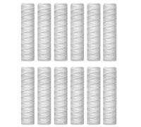 Grendly 12 filtros de agua para heridas de 5 micrómetros universales de repuesto para sedimentos de 10 pulgadas