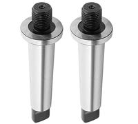 Grendly 2 vástagos de 2 m a 1/2 pulgada -20 roscados mandril de mandril endurecido Morse Taper Mt2 adaptador