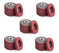 Grendly 25 discos de fibra de nailon de 4 pulgadas, rueda de pulido para amoladora angular