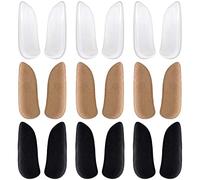 Grendly 3 plantillas mediales y laterales de silicona para supinación y pronación, plantillas de gel adhesivo correctivo para piernas de , alineación del pie, dolor de rodilla