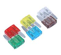 Grendly 35 Unidades Mixed Mini fusibles planos para coche moto 5 7,5 10 15 20 25 30 A