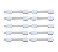 Grendly Cerradura de cajón para niños, cerradura de protección para niños, cerradura de seguridad multifunción para puerta de armario, antitrampas para niños