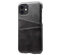 Grendly de piel sintética para tarjetas de crédito, 6,1, color negro, S10