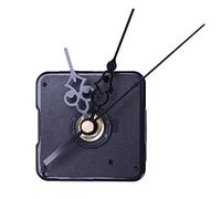 Grendly Kit de mecanismo de motor de cuarzo de alto par para movimiento de reloj controlado, manecillas de hora y minuto, piezas de reloj, negro