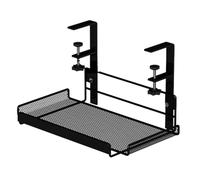 Grendly Organizador de cables debajo del escritorio, almacenamiento en el lugar de trabajo, cesta de cables de metal, escritorio de pie para oficina y hogar, estilo 2