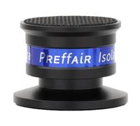 Grendly Picos aislantes de altavoz, almohadillas base para altavoces con almohadilla base antideslizante de aluminio, antivibración para tocadiscos, amplificador B