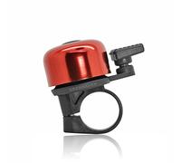Grenhaven Timbre Bicicleta para Bicicletas Carretera o Montaña, MTB, BMX, Bocina Scooter, pour Enfants y Adultes, Aluminio, Tamaño Mini, Sonido Fuerte, para Manillares con Diámetro 1,98-2,4 cm, Rojo