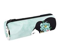 Grenn - Estuche de lona con diseño de dinosaurio, monedero, bolsa de maquillaje para estudiantes, papelería, escuela, oficina, Multi#02, 20x6.3cm/7.9x2.5in, Estuches para lápices