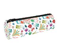 Grenn - Estuche de lona con diseño de dinosaurio, monedero, bolsa de maquillaje para estudiantes, papelería, escuela, oficina, Multi#06, 20x6.3cm/7.9x2.5in, Estuches para lápices