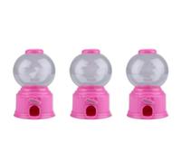 GREOHNMPAW 3X Dulces Lindos Mini Candy Machine Bubble Gumball Dispenser Coin Bank Kids Toy Multicolor Aleatorio, Aproximadamente 14.5 x 8.7cm