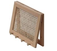 GREOHNMPAW Caja de Medidor Eléctrico de Ratán con Diseño Abatible, Pegatina de Pared, Gancho para Ropa, Cubierta de Interruptor de Encendido, Decoración del Hogar