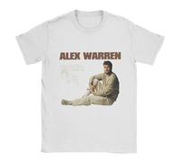 GREOPE Alex Singer Warren - Camiseta unisex para cosplay, camiseta informal holgada estampada B, blanco, M