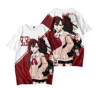 GREOPE Camiseta Dan-DA-Dan, Camiseta Casual de Anime para Hombres, Camiseta Casual Unisex de Moda, Cómic y Dibujos Animados A-5||XX_l