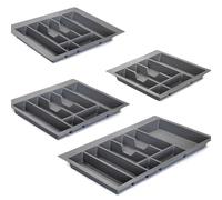 Gresinex | Cubertero Cajón Modular Cocina de Inyección | Organizador Utensilios Cuberteria | Separador de Cajones | Polipropileno - Bandeja para Cucharas, Tenedores, Cuchillos (724x473 mm (Mod.80))