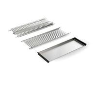 Gresinex - Escurreplatos de Acero Inoxidable para Mueble de Cocina - Bandeja Recogeaguas, Soporte para Platos y Vasos - Instalación en Módulo 60, 80, 90 cm (Módulo 60 (580x234mm))
