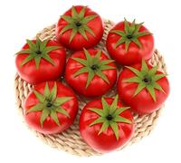 Gresorth 6pcs Artificiales Natural Simulacion Tomato Falso Fruta Vegetal Casa Fiesta Cocina Decoracion Comida Modelo