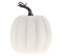 Gresorth Artificiales Realista Calabazas Falso Grande Espuma Blanco Calabaza para Halloween Acción de Gracias Otoño Casa Partido Mostrar - 1 PCS