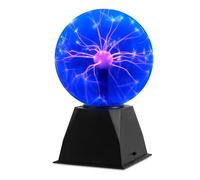 Gresus Lámpara de bola de plasma enchufable de 6 pulgadas, lámpara de plasma interactiva sensible al tacto y al sonido, globo nebulosa, regalo educativo científico para decoraciones/fiestas/dormitorio
