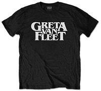 Greta Van Fleet 'Logo' (Black) T-Shirt (Small)