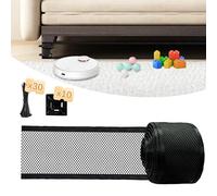 GRETMIX Bloqueador debajo del sofá, bloqueador de muebles de 4 x 394 pulgadas con 30 bridas para cables, evita que las cosas pasen debajo del sofá cama, bloqueadores de sofá para mascotas, juguetes