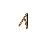 Gretsch 922-0060-102 Guitar Strap, YelloohneOrange, Brown Fin