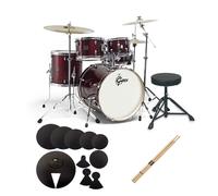 Gretsch Energy 20" Drum Kit Starter Pack w/Pads and Sticks Wine Red