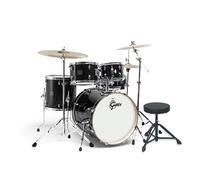 Gretsch Energy 20" Drum Kit w/ Hardware & Paiste 101 Set Black