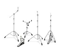 Gretsch Hardware Serie G3 Paquete de herrajes GR-G3PACK - soporte de plato recto - soporte de plato de jirafa - pedal simple - doble reforzado