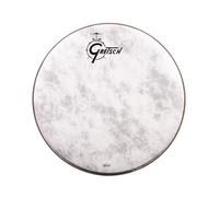 Gretsch parche de batería - parche de resonancia de bombo - Fiberskyn - 24'' - Logo centrado - GRDHFS24