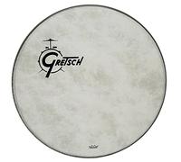 Gretsch parche de batería - parche de resonancia de bombo - Fiberskyn - 24" - Logo desplazado a la izquierda - GRDHFS24O