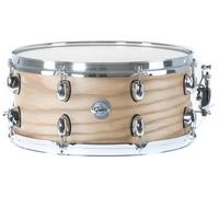 Gretsch Snare Drum Full Range Ash - 14" x 6,5" - Casco de fresno de 10 capas - Bisel de 30° - Acabado Satin Natural - Aros de acero - S1-6514-ASHSN
