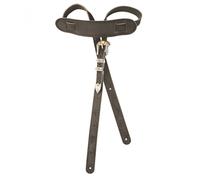 Gretsch Tooled Vintage Leather Guitar Strap Black