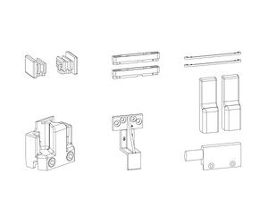 Gretsch-Unitas K-15265-00-0-1 Accesorios de cartón GU966/200 Plata (01)