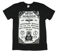 Greucy-dark Adult Bring Me The Horizon Ouija Board Black Slim Fit T-Shirt