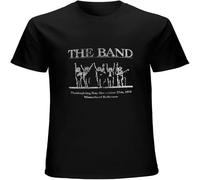 Greucy-Dark The Band The Last Waltz Men T-Shirt Printed Camiseta tee Top Black L