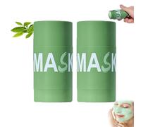 Grevea Green Tea Deep Cleanse, Mascarilla en Barra de Té Verde Orgánico (2025), Eliminador de Puntos Negros con Vitamina E, Hidratante, Control de Grasa y Reductor para Hombres y Mujeres con (2PCS)