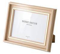 Grewod Porta Fotos 20x25, Madera, Marco de Fotos MDF y Acrílico, Rectángulo, Horizontal y Vertical, para Mesa