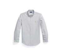 Grey Camisa oxford de rayas Slim Fit XXL