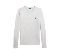 Grey Camiseta de punto de cuello redondo L