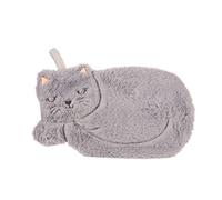 Grey Cat Hot Water Bottle