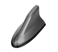 (Grey) Fashion Waterproof Shark Fin Antenna Auto Car Roof Strong Signal Radio Aerials