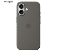 (Grey) For iPhone 16 MagSafe Compatible Premium Liquid Silicone Protective Case with Strong Magnetic Attachment Technology